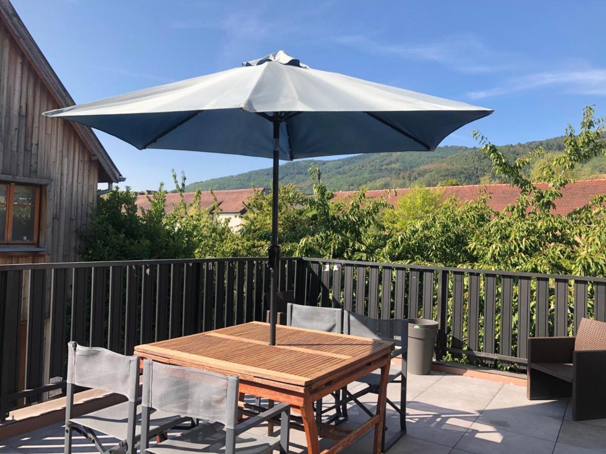 Appartement 2 Chambres Au Coeur Du Vignoble Avec Terrasse Riquewihr Exteriér fotografie
